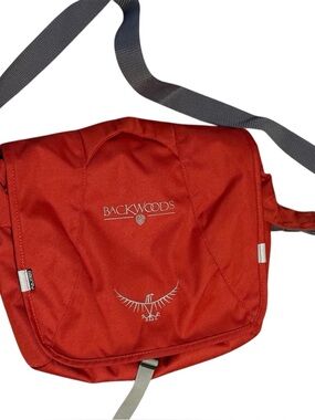 Osprey X Backwoods orange Flapjack Courier Crossbody Messenger Laptop Bag